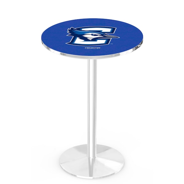 42" Chrome Creighton Pub Table